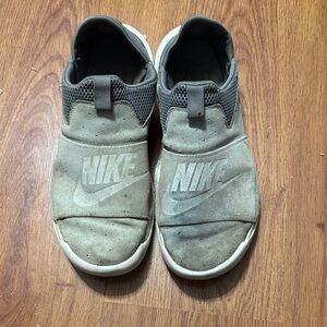 Nike Tan Slip-On Sneakers